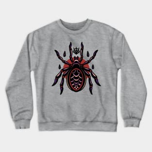 spider oldschool tattoo Crewneck Sweatshirt